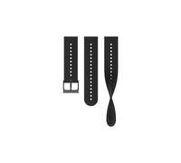 Bracelet de montre silicone suunto urban 4 22mm all black noir
