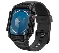 Bracelet de montre - SPIGEN - Rugged Armor Pro - Coque intégrée - Compatible Apple Watch 10 42 mm - Noir mat
