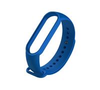 Bracelet de montre sport en silicone souple pour Xiaomi Mi Band 5/6 (bleu foncé)