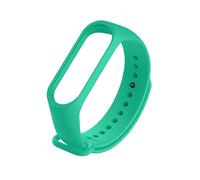 Bracelet de montre sport en silicone souple pour Xiaomi Mi Band 5/6 (vert menthe)