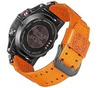 Bracelet de montre tendance en cuir pour Fenix 8 AMOLED 43 mm/7S Pro/6S/6S Pro/6S Solar/5S/Instinct 2S, bracelet de rechange au design classique avec boucle réglable pour le sport et le travail pour