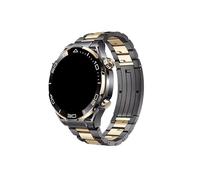 Bracelet de montre titane 22mm Compatible avec Huawei GT 4 Pro 3 46mm Ultimate/Samsung Galaxy Watch 3 45mm/Amazfit 47mm(Gray gold,For Galaxy gear S3)