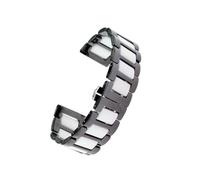 Bracelet de montre tout céramique à dégagement rapide 20 mm 22 mm, boucle déployante en acier inoxydable, unisexe(2,20mm)