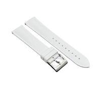 Bracelet de montre tressé en caoutchouc, bracelet à dégagement rapide, Compatible avec Omega Rolex Seiko Citizen(White,22mm)