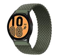 Bracelet de montre tressé Solo Loop de 20 mm, compatible avec Samsung Galaxy Watch 5/5 Pro/4/4 Classic/3 41 mm/Active 2/Active pour Amazfit BIP/GTR 42 mm/GTS/2/2e/3 pour Huawei Watch GT/2/2e/pro 42 mm