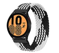 Bracelet de montre tressé Solo Loop de 20 mm, compatible avec Samsung Galaxy Watch 5/5 Pro/4/4 Classic/3 41 mm/Active 2/Active pour Amazfit BIP/GTR 42 mm/GTS/2/2e/3 pour Huawei Watch GT/2/2e/pro 42 mm
