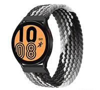 Bracelet de montre tressé Solo Loop de 20 mm, compatible avec Samsung Galaxy Watch 5/5 Pro/4/4 Classic/3 41 mm/Active 2/Active pour Amazfit BIP/GTR 42 mm/GTS/2/2e/3 pour Huawei Watch GT/2/2e/pro 42 mm
