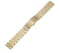 Bracelet de montre universel Bracelet de montre en acier inoxydable massif à sept perles 12/13/14/15/16/17/18/19 20/21/22/23/24 mm, accessoires remplacement