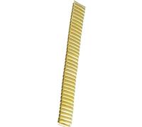 Bracelet de montre universel élastique en acier inoxydable argenté, extensible, for femmes et hommes. Disponible en 12 mm, 14 mm, 16 mm, 18 mm, 20 mm et 22 mm.(Gold,12mm)