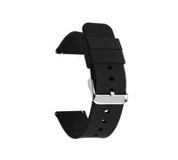 Bracelet de montre universel en silicone Black 20 mm