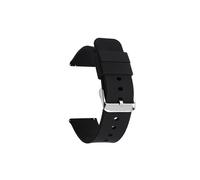 Bracelet de montre universel en silicone Black 20 mm