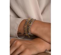 Bracelet de perles avec labradorite BLK01G-G18