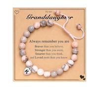 Bracelet de perles avec pendentif élégant en forme de lettre pour le premier jour d'école. Montre radio-pilotée pour homme en cuir, taille unique, Plastique, Pas de pierre précieuse