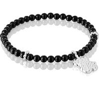 Bracelet de perles avec veines d'onyx 1004118100