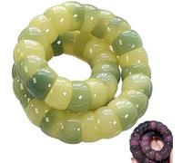 Bracelet de perles Bodhi pour soulager l'anxiété - Bracelet réglable en perles extensibles naturelles - Soulage l'anxiété et le stress - Accessoire spirituel unisexe, taille unique, Graines naturelles
