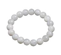 Bracelet de Perles，Bracelet Pierre Lune Blanche Chakra Divine Féminine Équilibre Émotionnel Chance Bracelets for Femmes Hommes Unisexe Bijoux Fins wanglan(Beads 6mm-23cm 9inch)