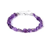 Bracelet de perles ， Bracelets quartz cristal irrégulier for femmes améthystes Labradorite pierre naturelle fermoir à homard chaîne bracelet bijoux Reiki wanglan