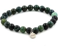 Bracelet de perles d'agate de mousse 8 mm