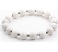 Bracelet de perles de jade blanc MINK31/17