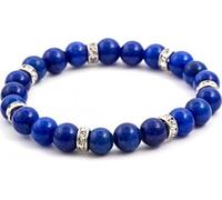 Bracelet de perles de jade bleues MINK71/18