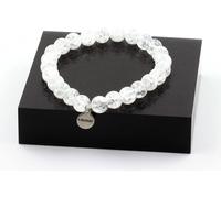 Bracelet de perles de quartz brisées du Brésil 8 mm