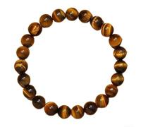 Bracelet de perles en pierre naturelle triple protection unisexe (B)