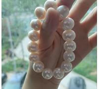 Bracelet de perles fermées baroques des mers du sud, perles naturelles AAA12-13mm, 20.5cm