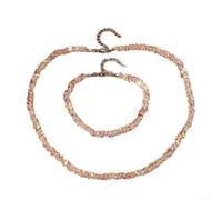 Bracelet de perles galvanisées qui canalise le patrimoine du design chinois à travers un travail de métal raffiné et un intérêt (collier)