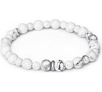 Bracelet de perles Howlit blanches MINK156/17.