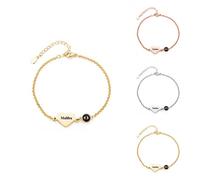 Bracelet de projection de photos personnalisé avec cœur, bracelet photo personnalisé pour femme, longueur réglable, bracelet à mémoire de forme pour femme avec image à l'intérieur, cadeau pour femme