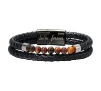 Bracelet De Protection Œil De Tigre Pour Homme, Cadeau De Maman, En Pierre Naturelle, Bracelet Jonc Unisexe Orné De Perles Et Gravé De L'Inscription « Je T'Aime Pour Toujours ». Bijou Souveni