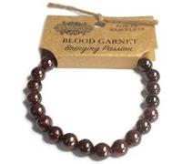 Ancient Wisdom Bracelets Power Chakra/Stretchy/Pierre Naturelle 8mm - pour Votre Bien-être - Grenat Sanguin