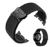 Bracelet de rechange 22 mm en nylon élastique compatible avec Samsung Galaxy Watch/Garmin/Amazfit - Bracelet de sport tressé pour homme et femme