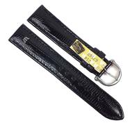 Bracelet de Rechange Cuir Véritable Lézard Noir Maurice Lacroix 21549S