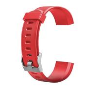 Bracelet de rechange de rechange pour montre de fitness ID115 Fitness 5 couleurs Bracelet d'activité numérique analogique pour homme, Rouge, taille unique