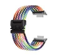 Bracelet de rechange élastique en nylon tressé Pour Huawei Watch Fit 4 Pro/4/3 (hommes et femmes)(NewRainbowS,For Fit 3)