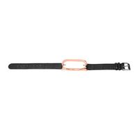 Bracelet de rechange élégant et robuste compatible avec le Mi Band7, en cuir PU respirant et cousu.
