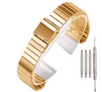 Bracelet de rechange en acier inoxydable de 18 mm compatible avec Casio F-108WH AE1200WH A168WA A158WA LA670WGA A700W Accessoires de montre pour homme et femme (doré1)