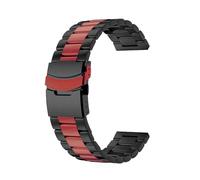 Bracelet de rechange en acier inoxydable de 22 mm Pour Huawei Watch 4/4Pro Ultimate GT3/GT4/GT5/GT5Pro Accessoires(Black red,For Ultimate)