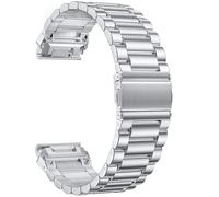 Bracelet de rechange en acier inoxydable de qualité supérieure compatible avec Garmin Fenix 8 51 mm/Fenix 8 Pro-51 mm/Tactix 8 51 mm/Enduro 3 2/Instinct 3 50 mm, taille unique, Métal, Pas de gemme