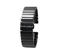 Bracelet de rechange en céramique blanc et noir for montre connectée, for hommes et femmes(1-black,22mm)