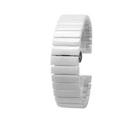 Bracelet de rechange en céramique blanc et noir for montre connectée, for hommes et femmes(1-white,20mm)