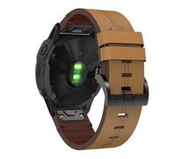 Bracelet de rechange en cuir compatible avec Garmin Epix Pro Gen 2 42 mm, QuickFit 20 mm - Accessoire de montre pour Garmin Epix Pro Gen 2 42 mm