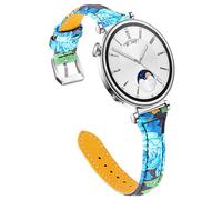 Bracelet de rechange en cuir compatible avec Garmin Venu 4 41 mm, bracelet de montre à dégagement rapide 18 mm pour Venu 3S/Venu 2S/Vivoactive 4S/Forerunner 265S 255S/Vivomove 3S, One Size, Simili