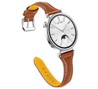 Bracelet de rechange en cuir compatible avec Garmin Venu 4 41 mm, bracelet de montre à dégagement rapide 18 mm pour Venu 3S/Venu 2S/Vivoactive 4S/Forerunner 265S 255S/Vivomove 3S, One Size, Simili