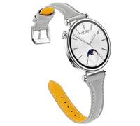 Bracelet de rechange en cuir compatible avec Garmin Venu 4 41 mm, bracelet de montre à dégagement rapide 18 mm pour Venu 3S/Venu 2S/Vivoactive 4S/Forerunner 265S 255S/Vivomove 3S, One Size, Simili