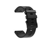 Bracelet de rechange en cuir et silicone Quickfit 22/26 mm Pour Garmin Fenix 8 X 51/47 mm E 7X 7Pro 6X 6Pro Enduro 3/2 Accessoires(Black,20mm(Fenix 7S/6S/5S))