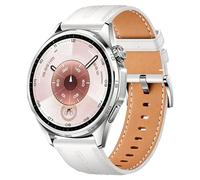 Bracelet de rechange en cuir pleine fleur de 22 mm compatible avec Huawei Watch GT6 Pro GT 6 GT5 GT4 46 mm, Vivoactive 4, Bip 6, Forerunner 265, Redmi Watch 5 Lite, taille unique, Cuir, Pas de pierre
