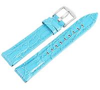 Bracelet de Rechange en Cuir véritable Bleu 20 mm