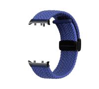 Bracelet de rechange en nylon tricoté respirant, compatible avec la montre for Huawei Watch D2(Blue)
